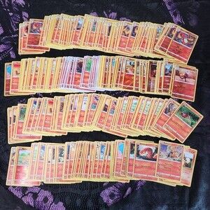 Bulk Fire Pokemon Card Lot (Full)